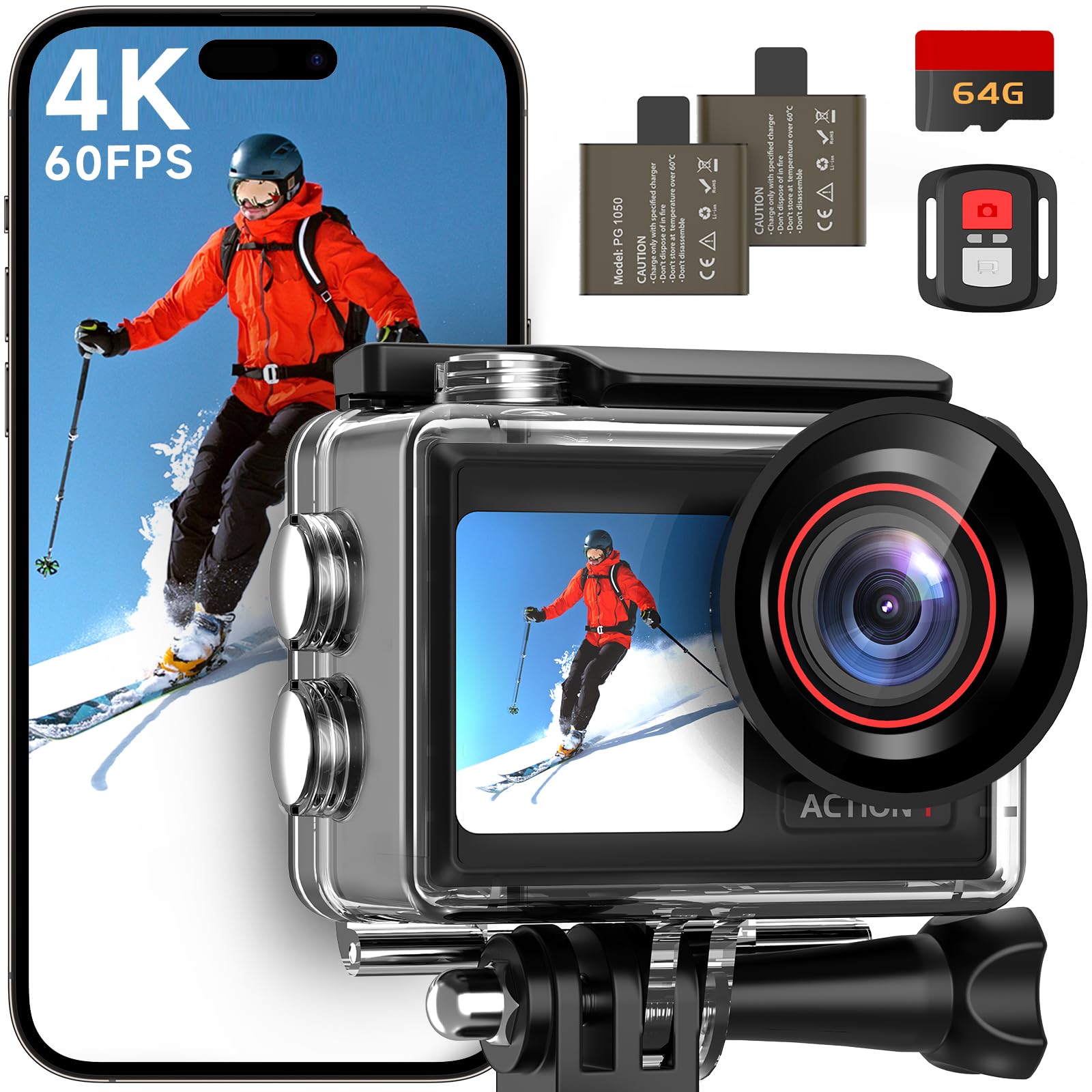 ODDV 4K Action Camera