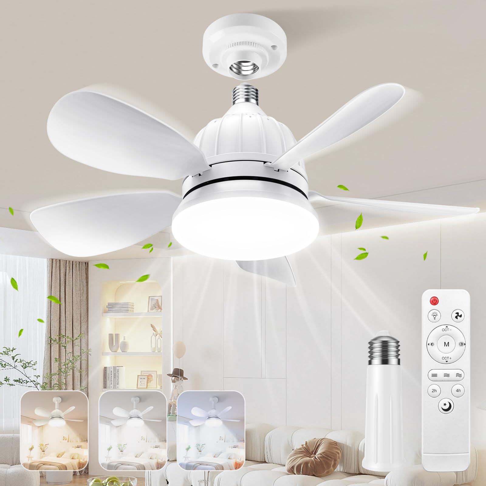 OSTIVE Socket Fan Light